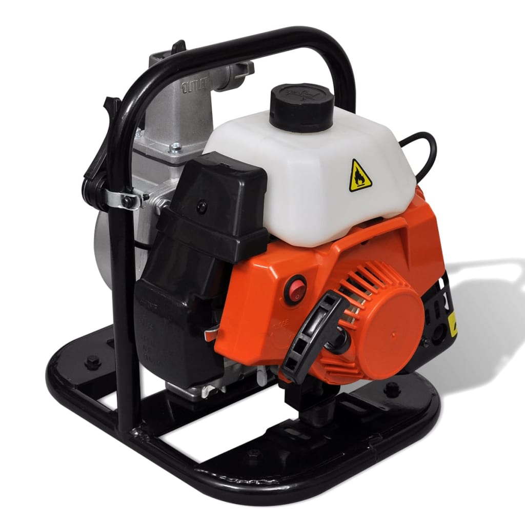 Bomba de água motor a gasolina 2 tempos 1,2 kw 0,95 l