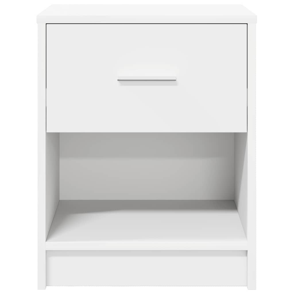 Mesa de cabeceira com gaveta 40x34x50 cm branco