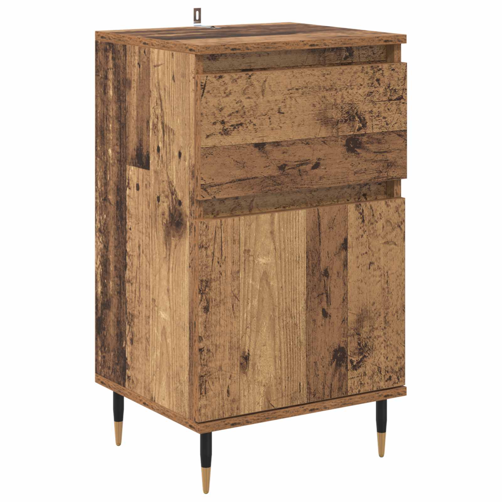 Buffet com gaveta madeira antiga 40 x 35 x 70 cm