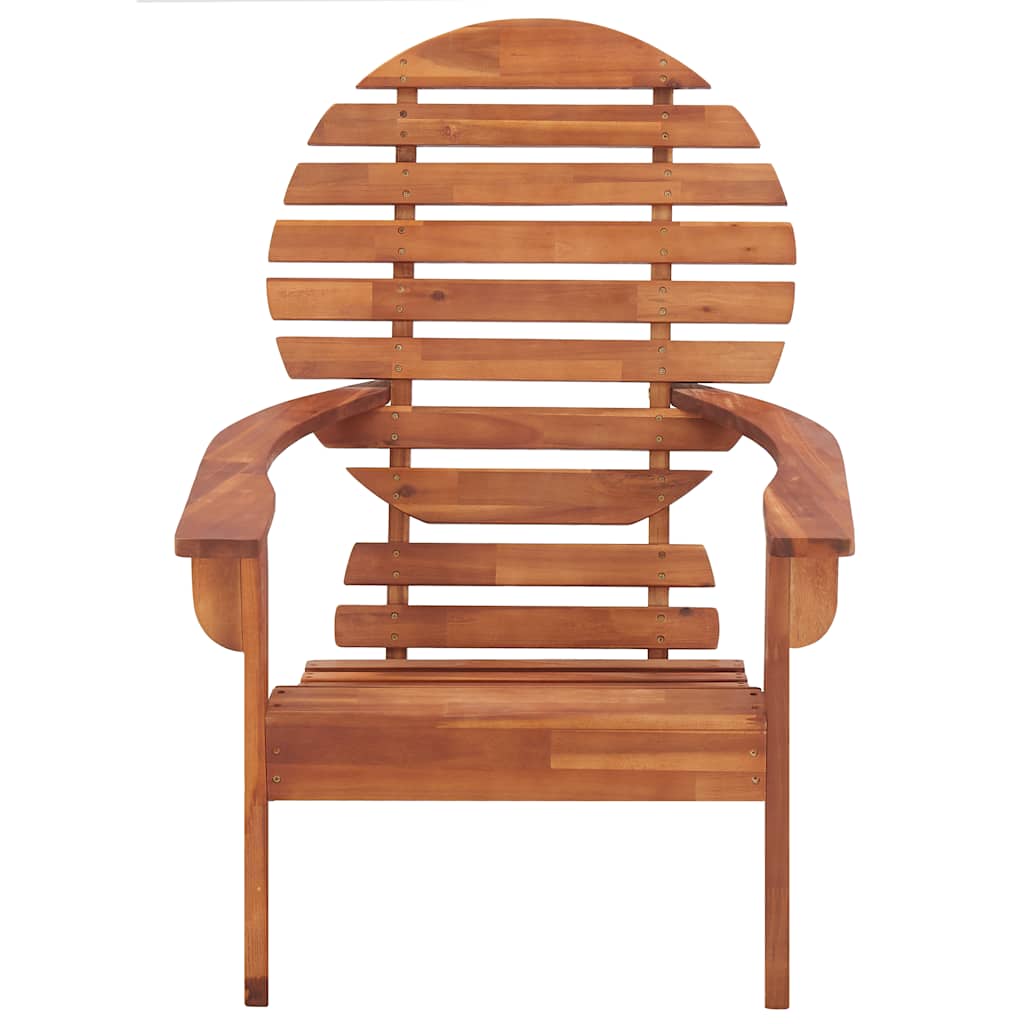 Cadeira adirondack em madeira de acácia maciça