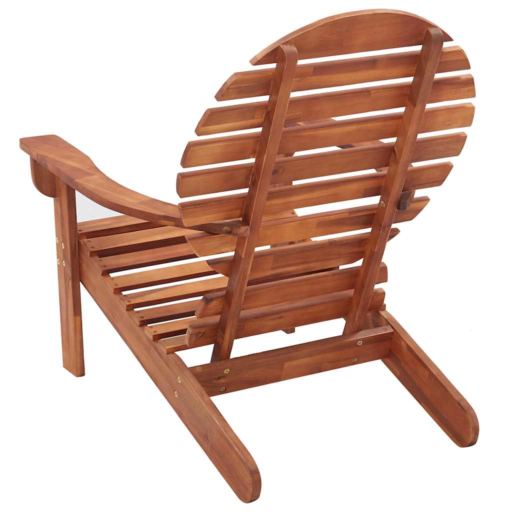 Cadeira adirondack em madeira de acácia maciça