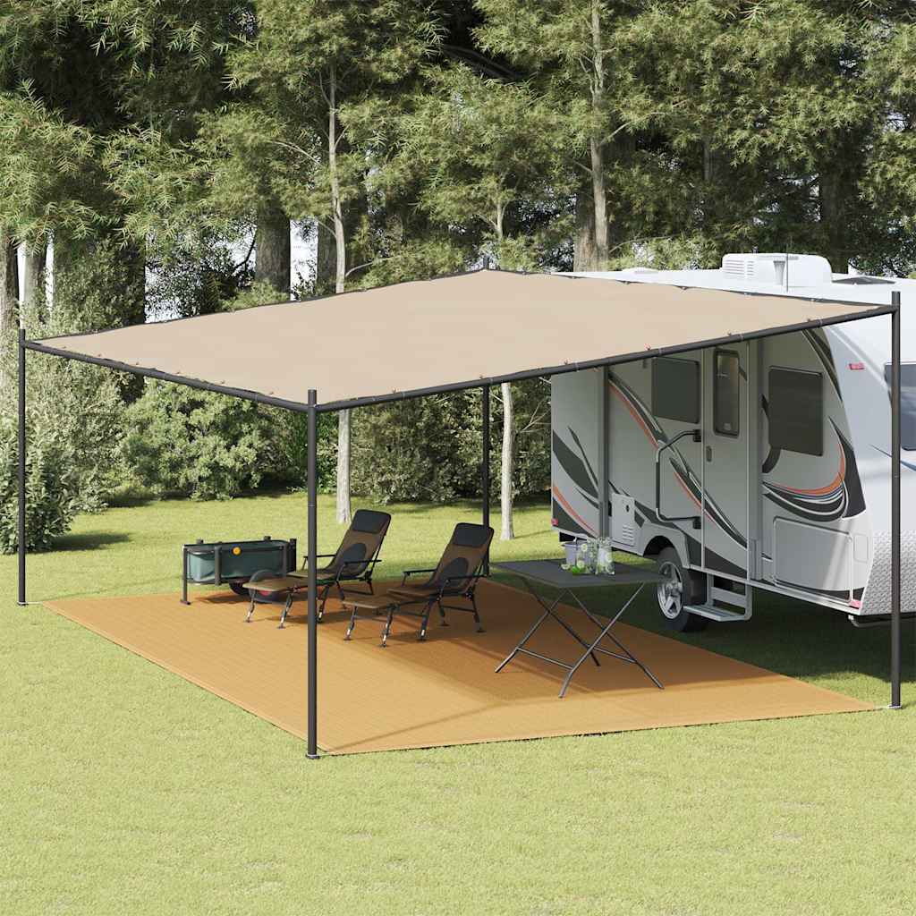 Tapete de campismo para tenda 400x600 cm pead areia