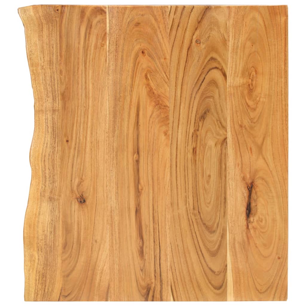 Tampo p/ móvel toucador wc 58x52x2,5 cm madeira acácia maciça