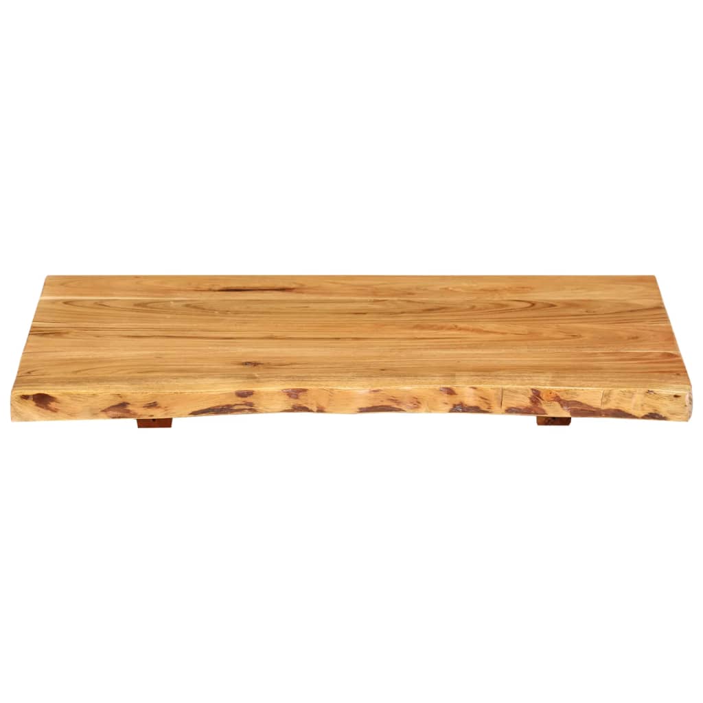 Tampo p/ móvel toucador wc 58x52x2,5 cm madeira acácia maciça