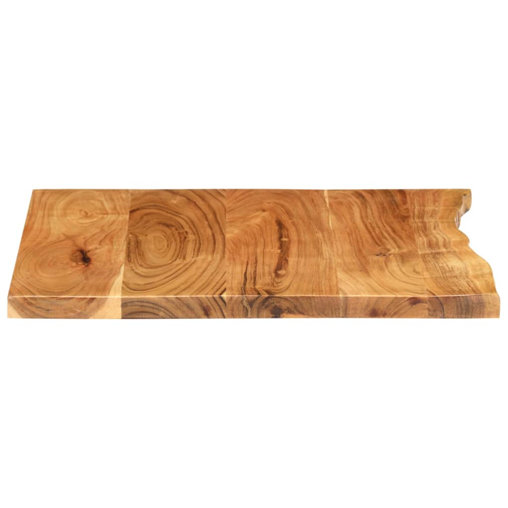 Tampo p/ móvel toucador wc 58x52x2,5 cm madeira acácia maciça