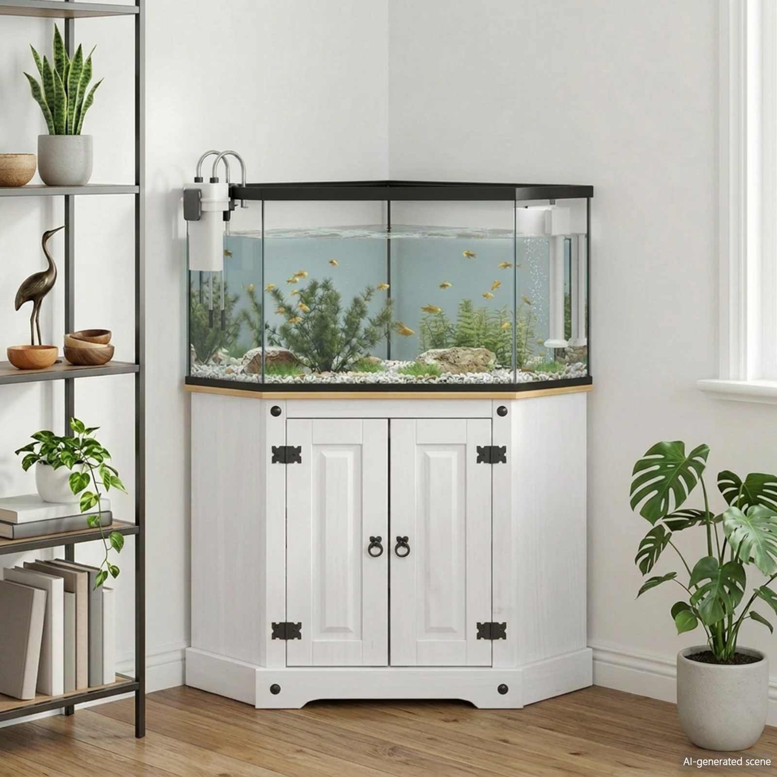 Suporte para aquário corona branco 70 x 70 x 73 cm 300 kg