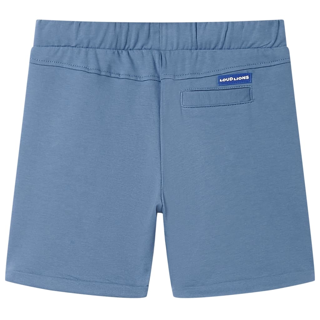 Calções de criança com cordão azul-escuro 140