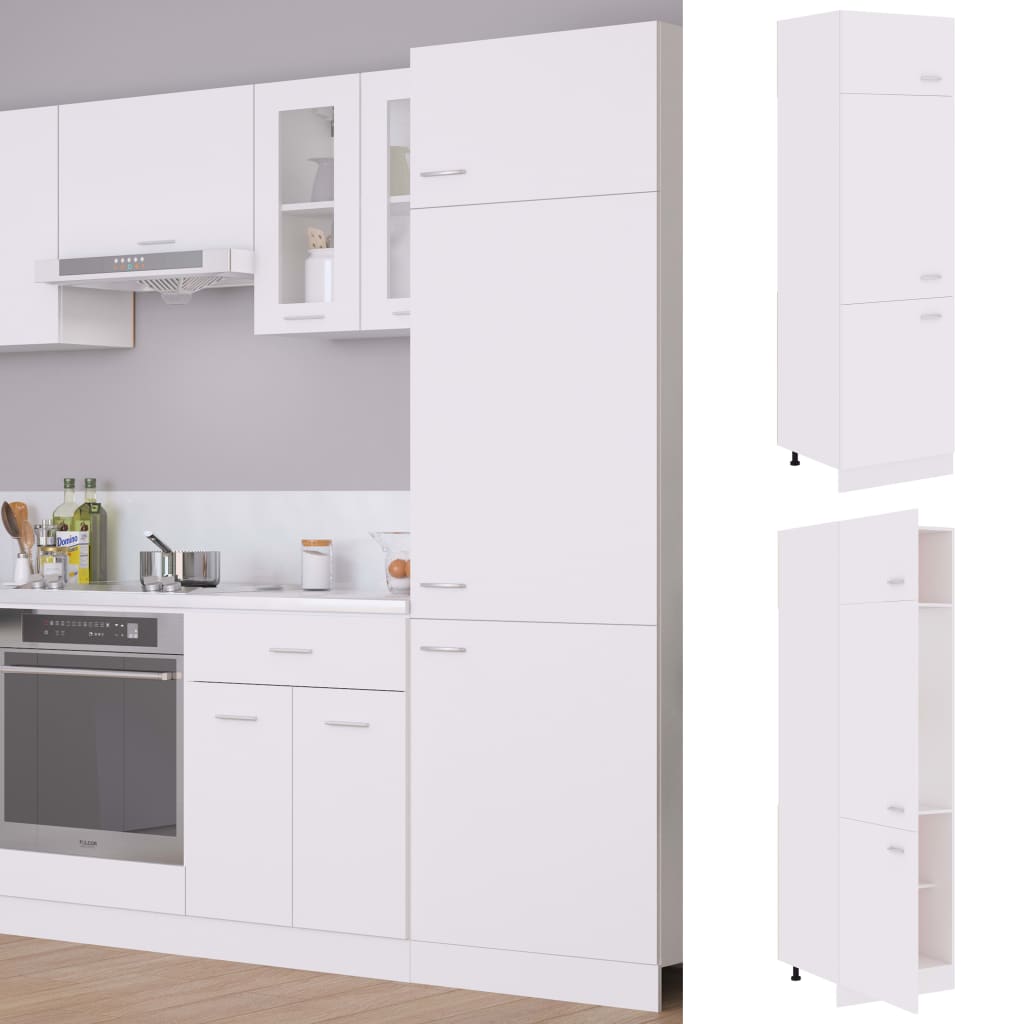 Armário para frigorífico “lyon” 60x57x207cm branco