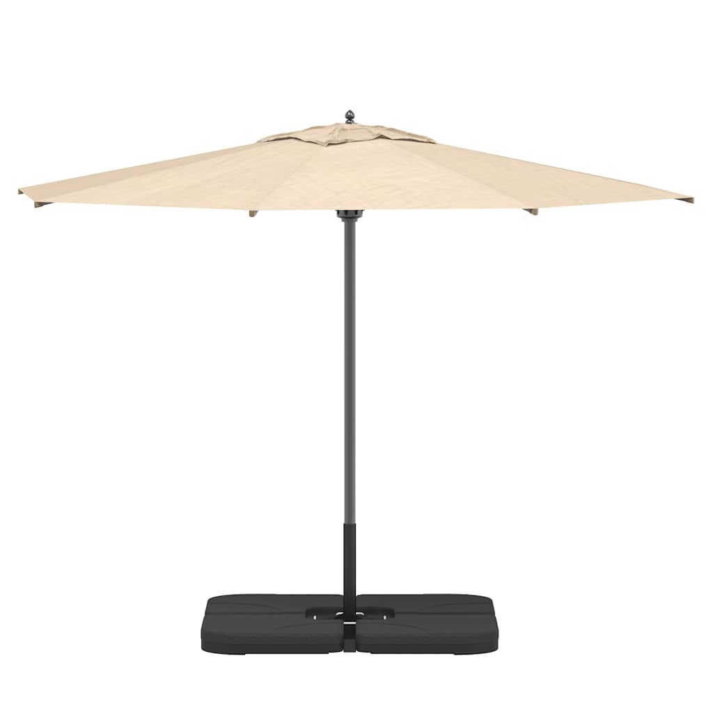 Base de guarda-sol portátil areia/água 60 l