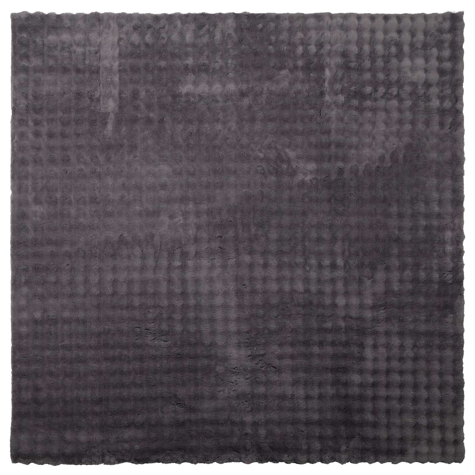 Tapetes de área quadrado sirolo antracite 200 x 200 cm