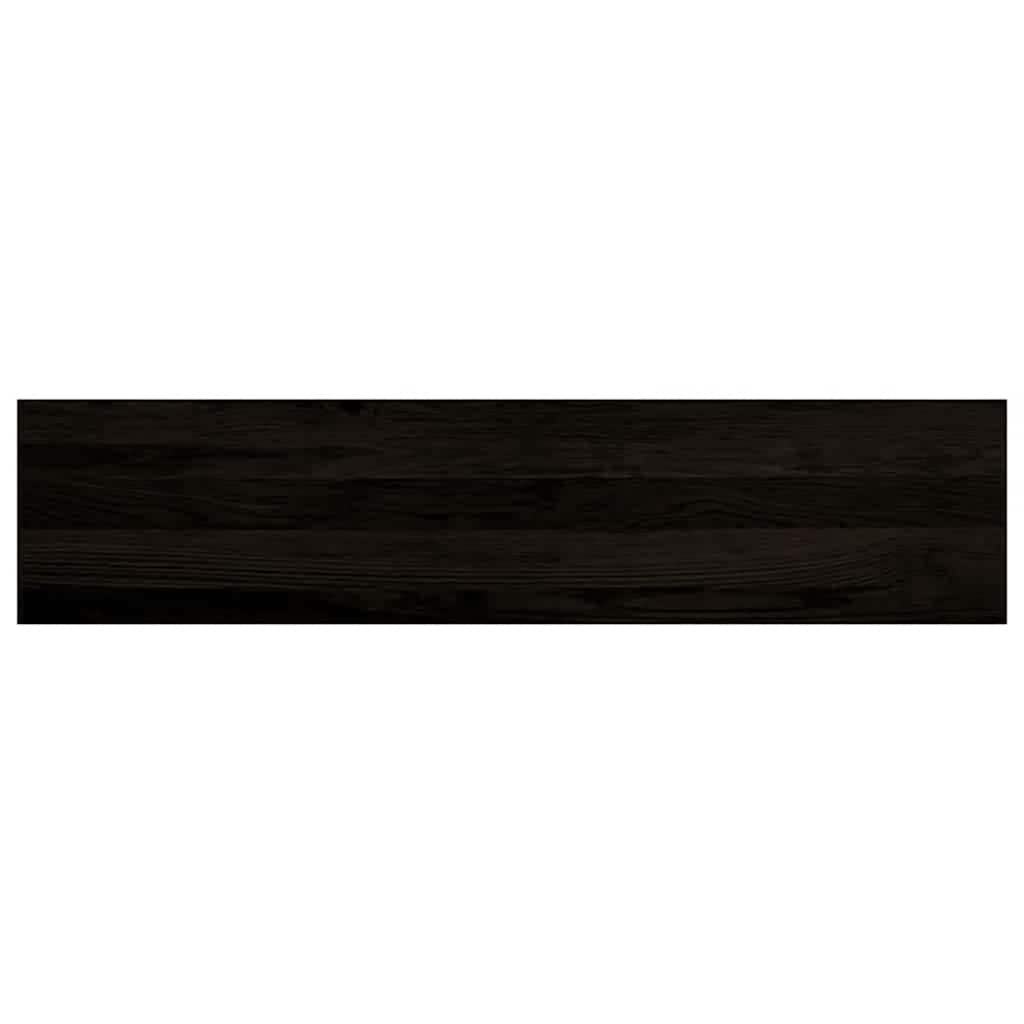 Tapetes de escada 16 pcs 110x30x2 cm carvalho castanho-preto