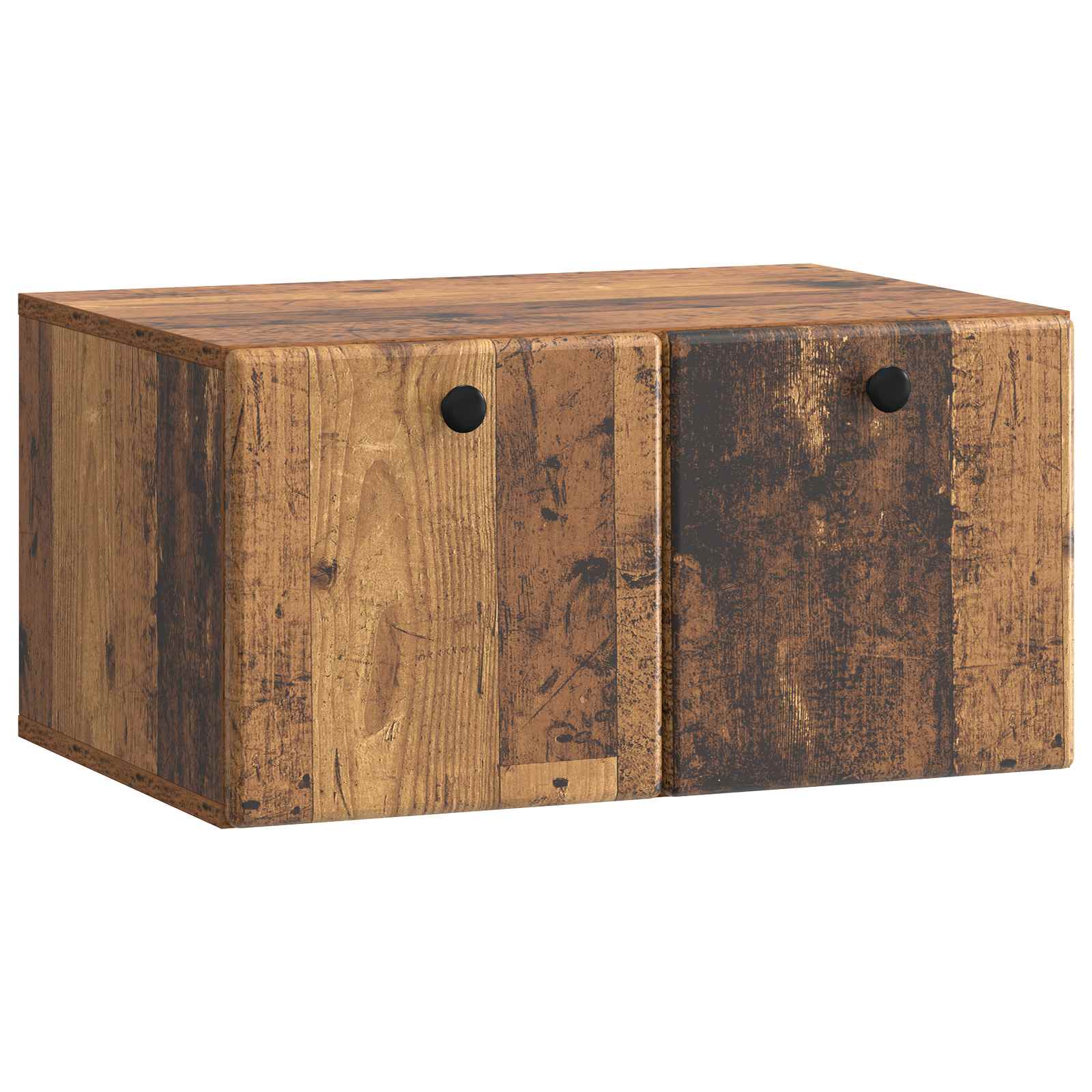 Gabinete de TV de parede 59,5 x 41 x 30 cm madeira antiga