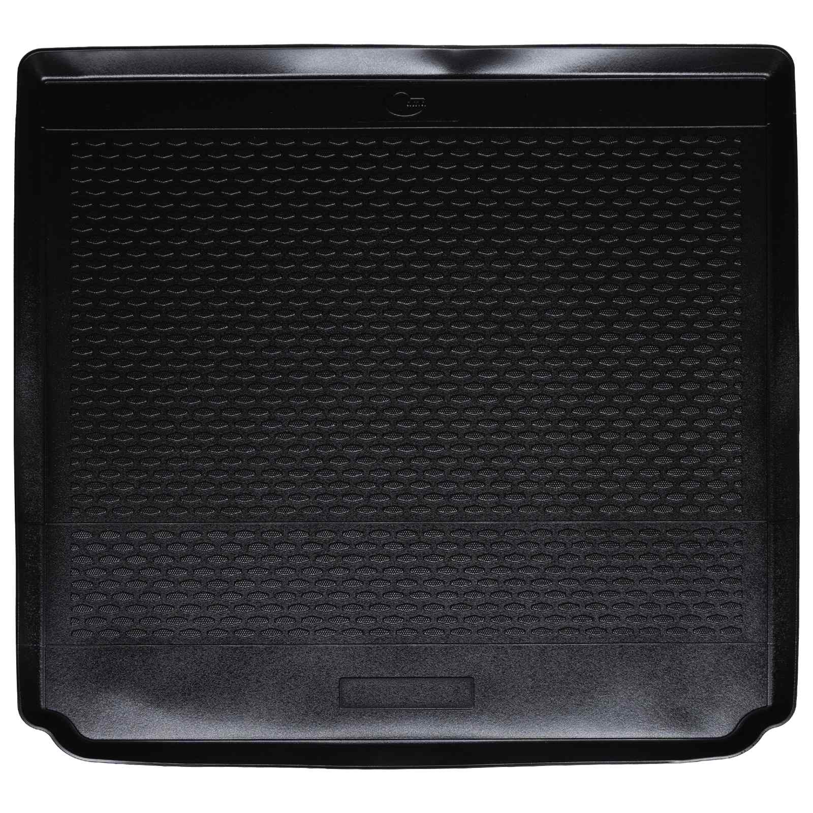 Tapete de porta-malas preto borracha