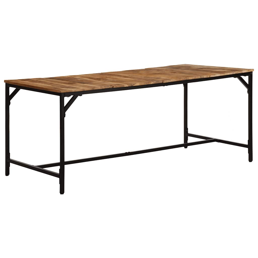 Mesa de jantar 180x90x75 cm madeira de mangueira maciça