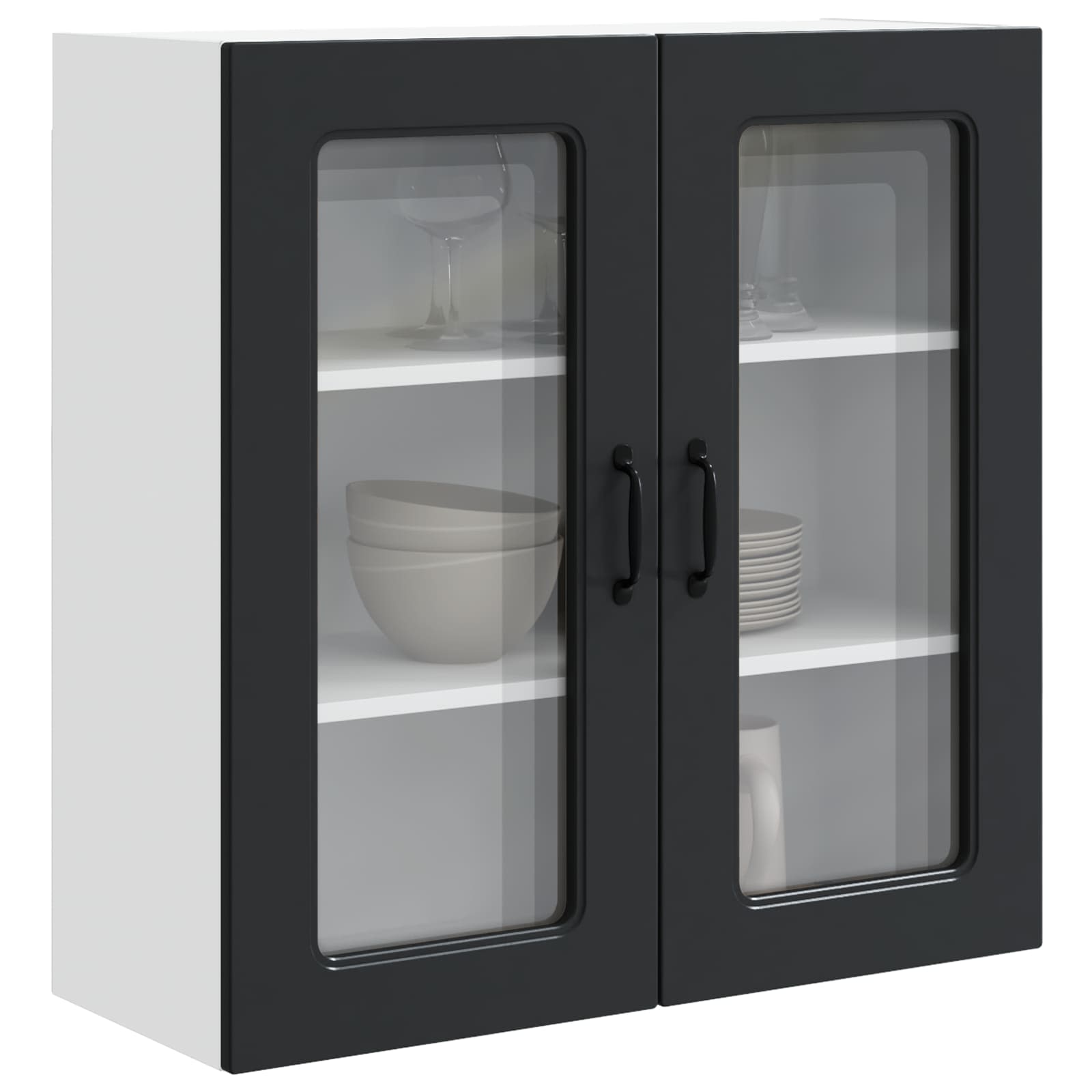 Painel de lava-louça kalmar preto 80 x 31 x 80 cm