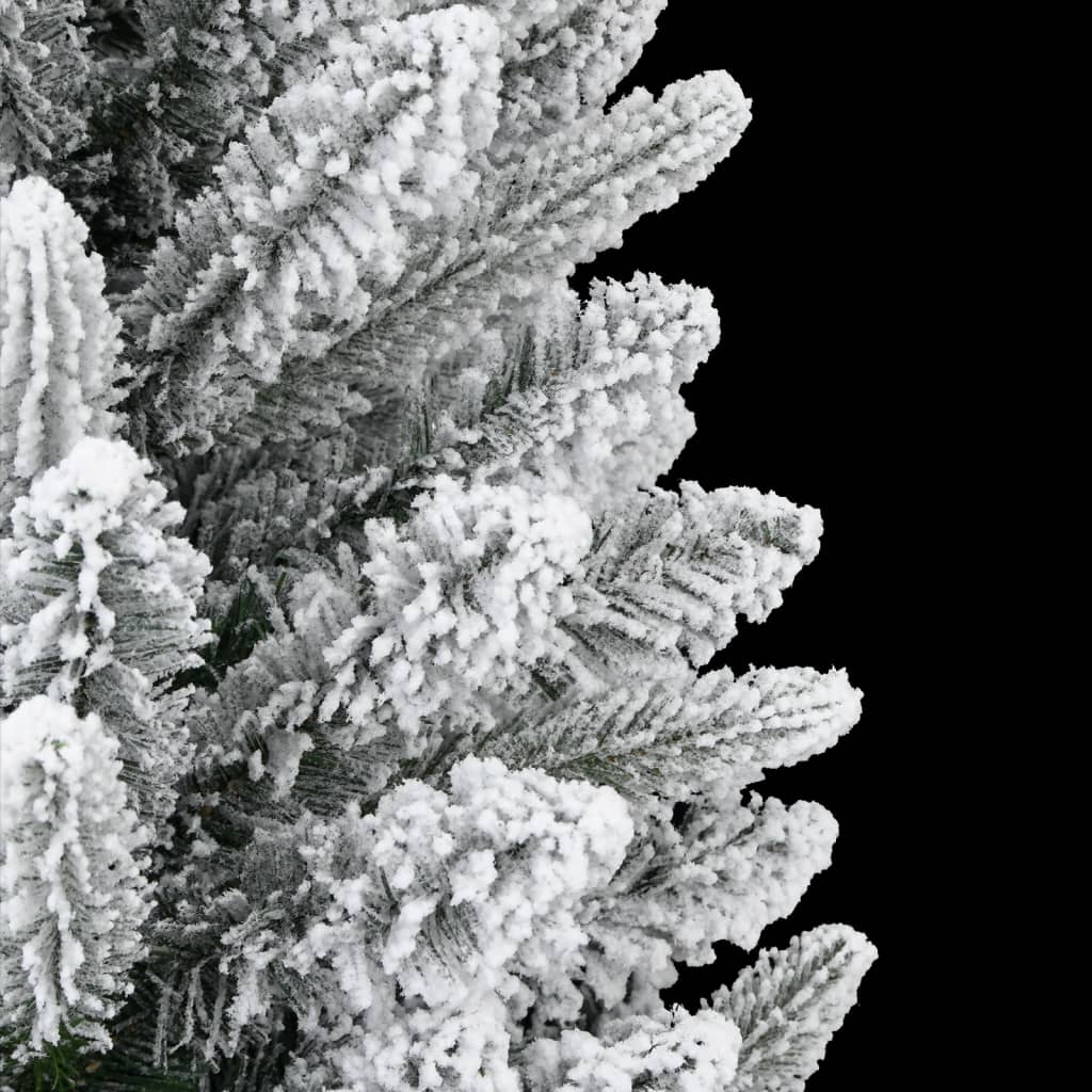 Árvore de natal artificial com neve PVC & PE 210 cm