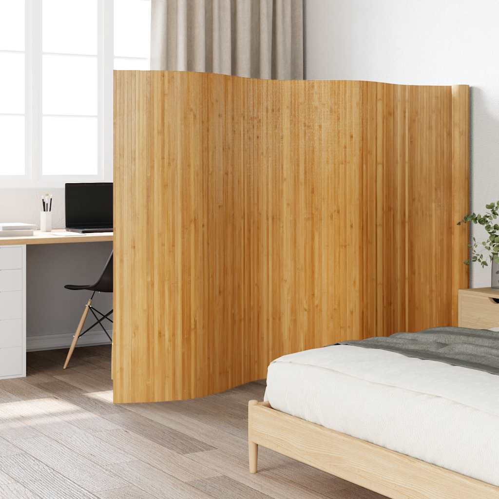 Divisória largura 800 cm altura 165 cm bambu cor natural