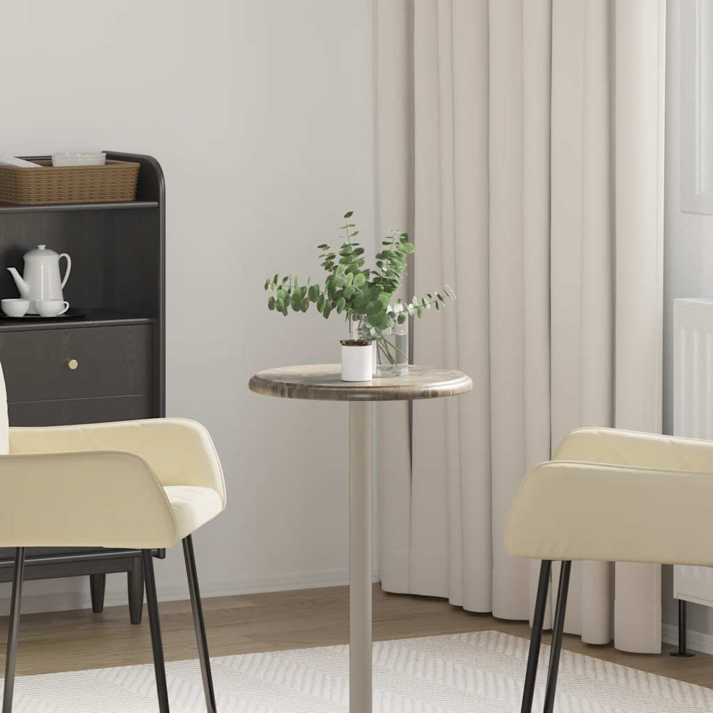 Tampo de mesa ø40x2,5 cm mármore cinzento