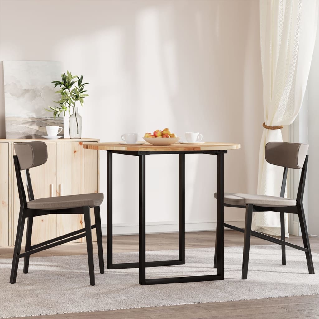 Tampo de mesa redondo ø90x2 cm madeira de acácia maciça