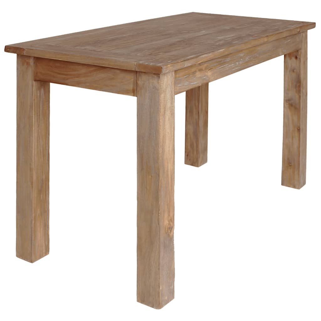 Mesa de jantar madeira de mogno maciça 120x60x77 cm