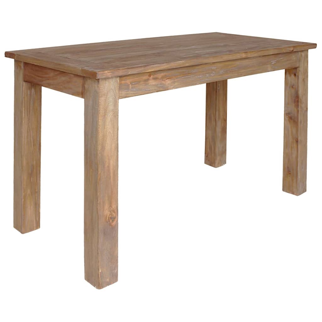 Mesa de jantar madeira de mogno maciça 120x60x77 cm