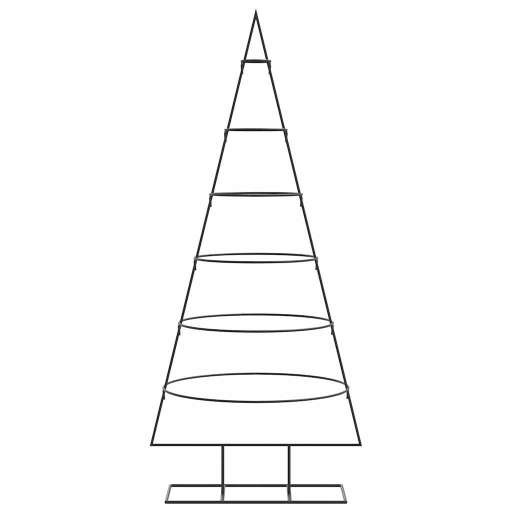 Árvore de natal para decoração 150 cm metal preto