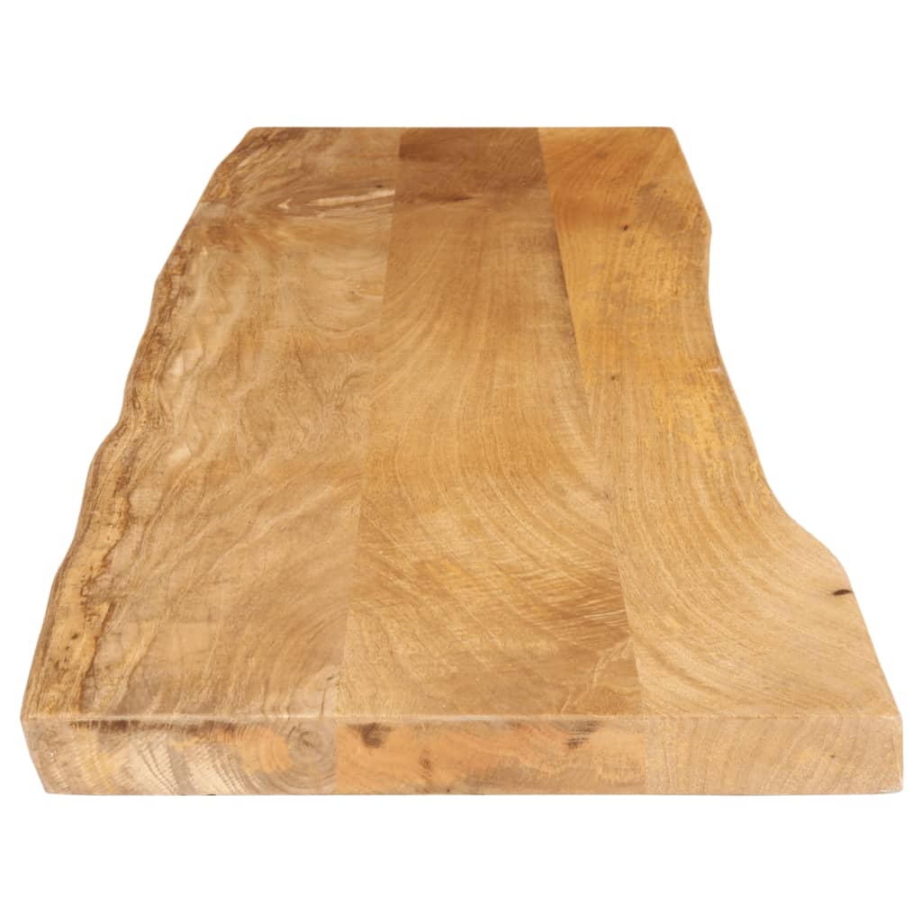 Tampo de mesa c/ borda viva 160x40x2,5 cm mangueira maciça