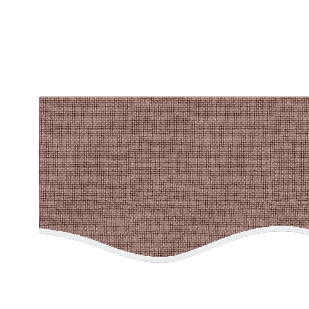 Tecido de substituição para sanefa de toldo 600 cm riscas castanho