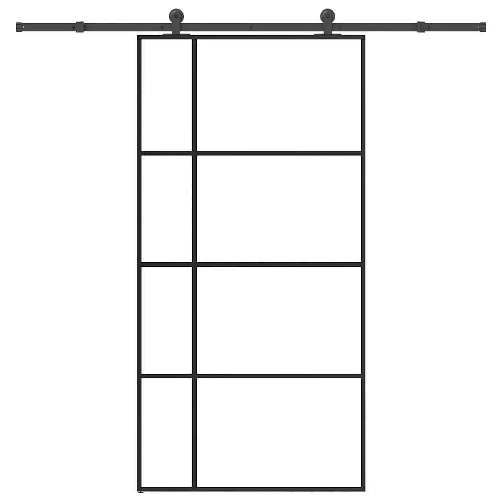 Porta desliz. c/ conj. ferragens 102,5x205cm vidro esg/alumínio