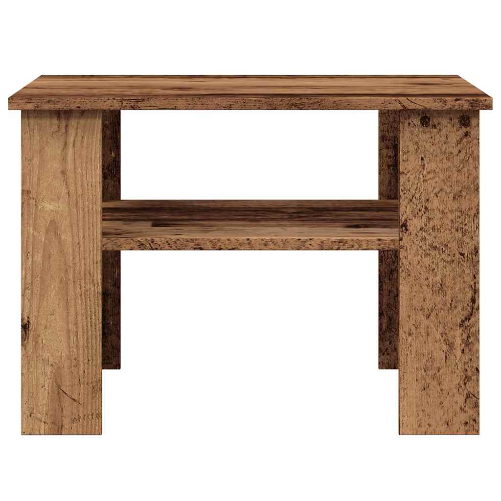 Mesa de centro 60x60x42 cm derivados de madeira madeira velha