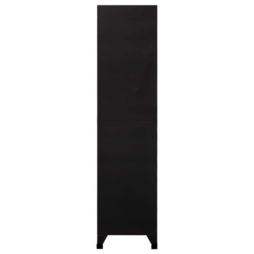 Cacifo aço 90x45x180 cm preto