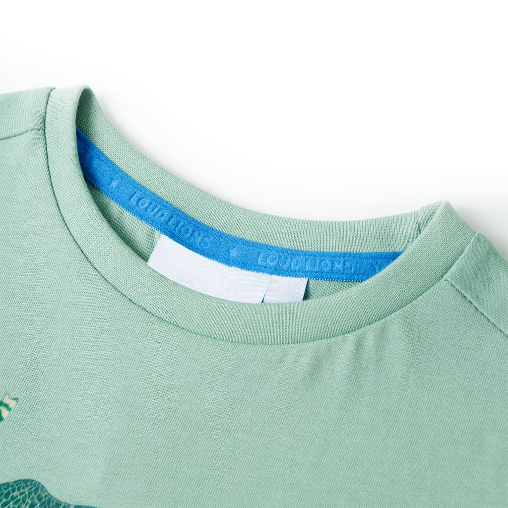 T-shirt para criança caqui-claro 116