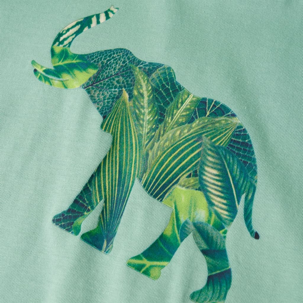 T-shirt para criança caqui-claro 116