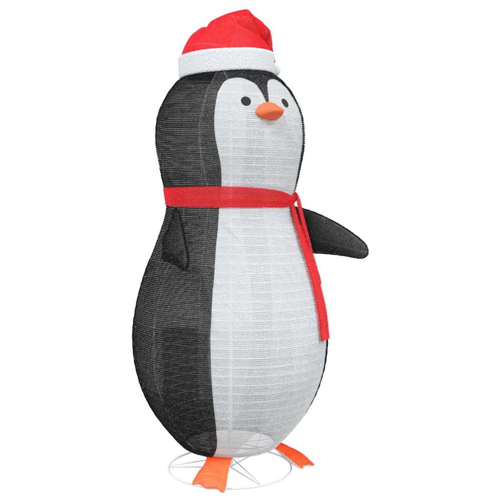 Figura de pinguim de neve branco quente 78 x 178 cm tecido