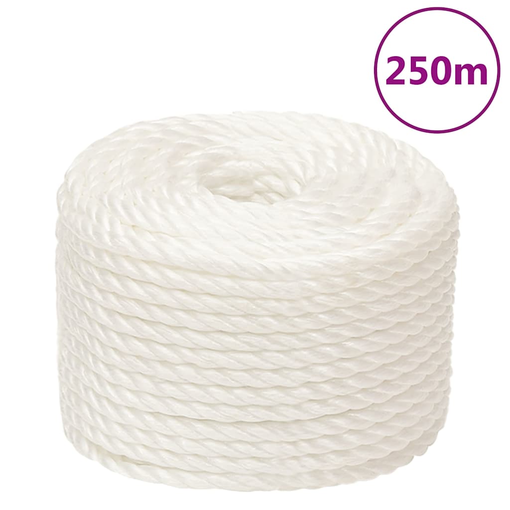 Corda de trabalho 16 mm 250 m polipropileno branco