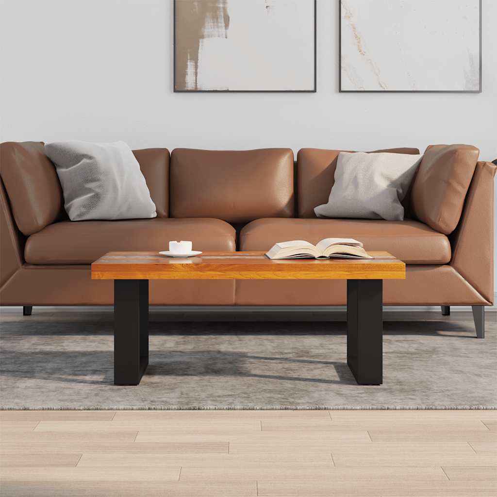 Mesa de centro em resina de teca 100x50 cm