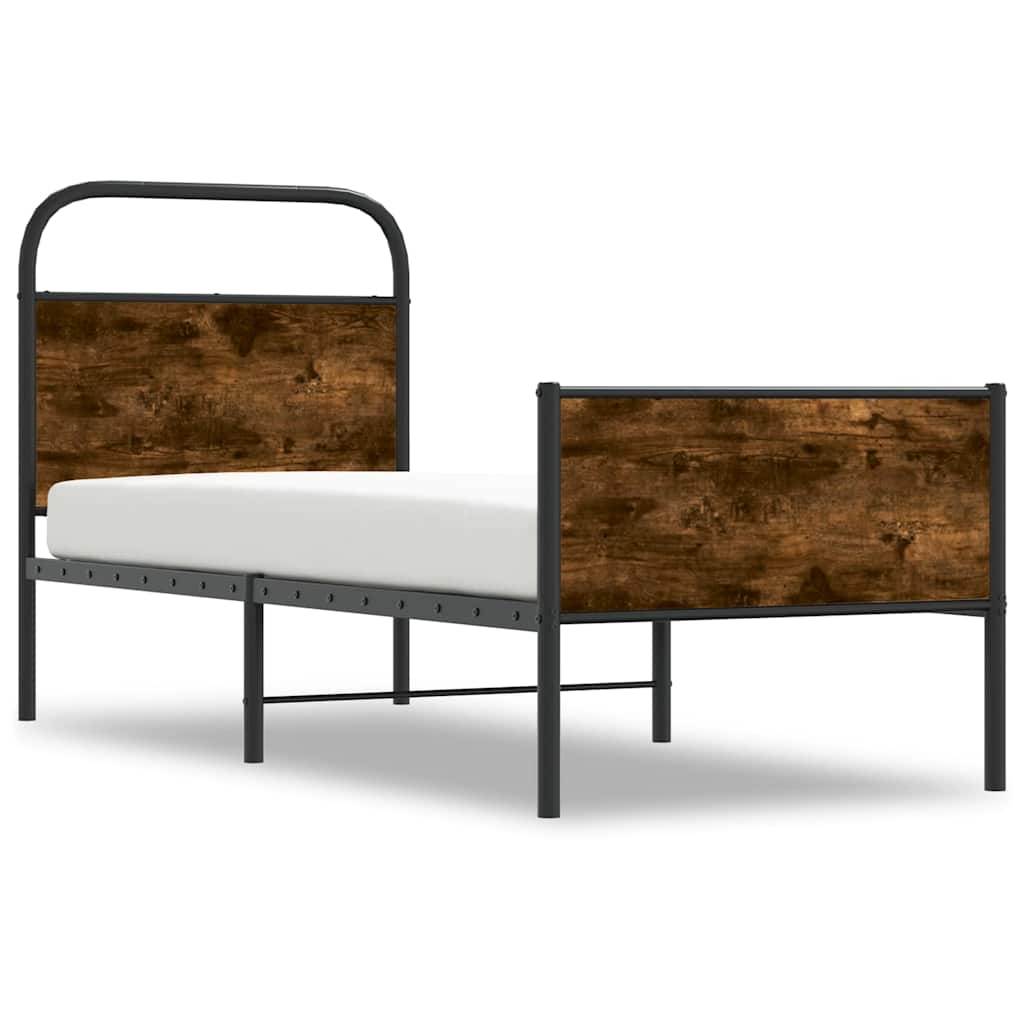 Estrutura cama s/ colchão derivados de madeira carvalho sonoma