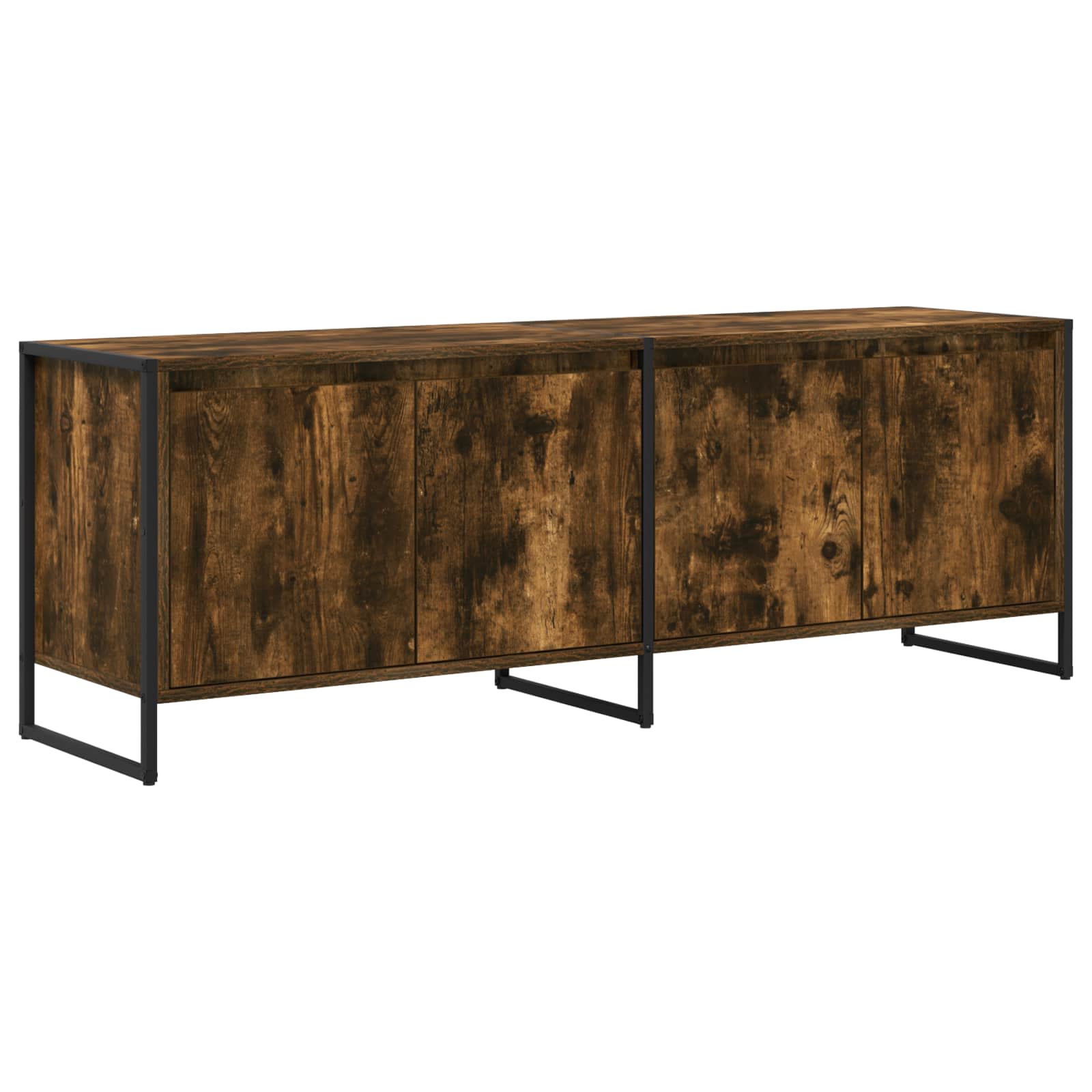 Gabinete para TV 140 x 36 x 49.5 cm carvalho fumê