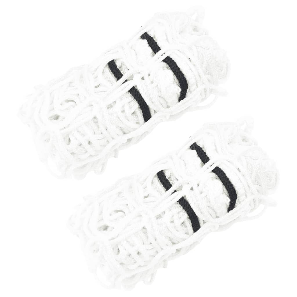 Redes para feno 2 pcs redondas 75x50 cm PP branco