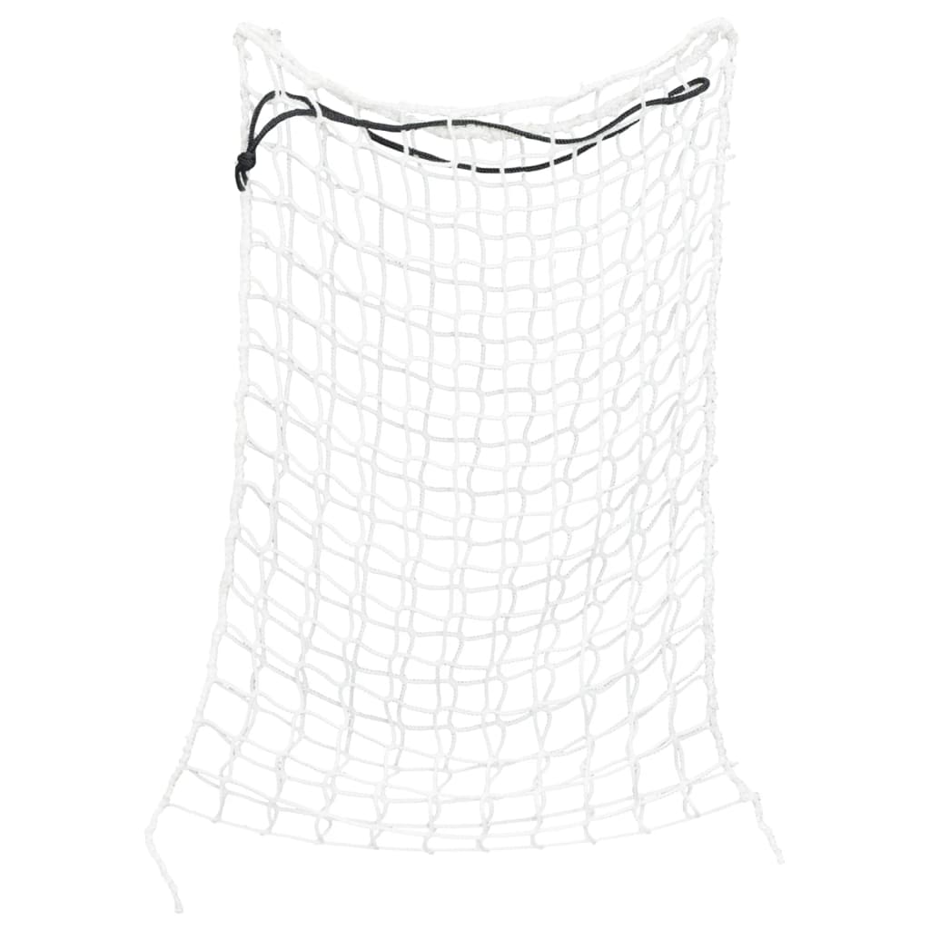 Redes para feno 2 pcs redondas 75x50 cm PP branco