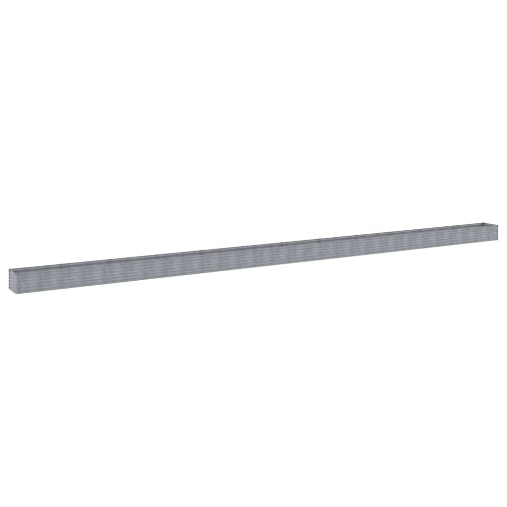 Canteiro elevado de jardim 1152x50x36 cm aço corten