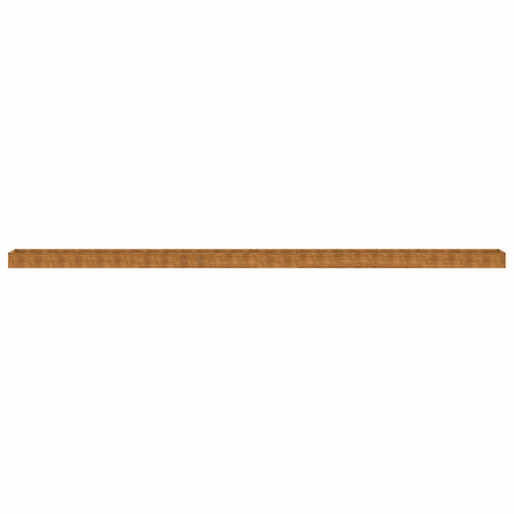 Canteiro elevado de jardim 1152x50x36 cm aço corten