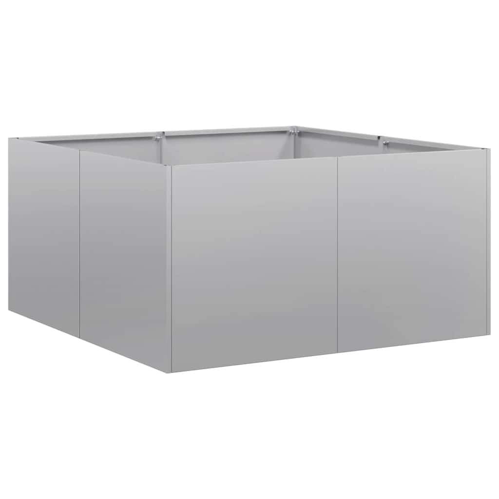Planter 80x80x40 cm aço galvanizado