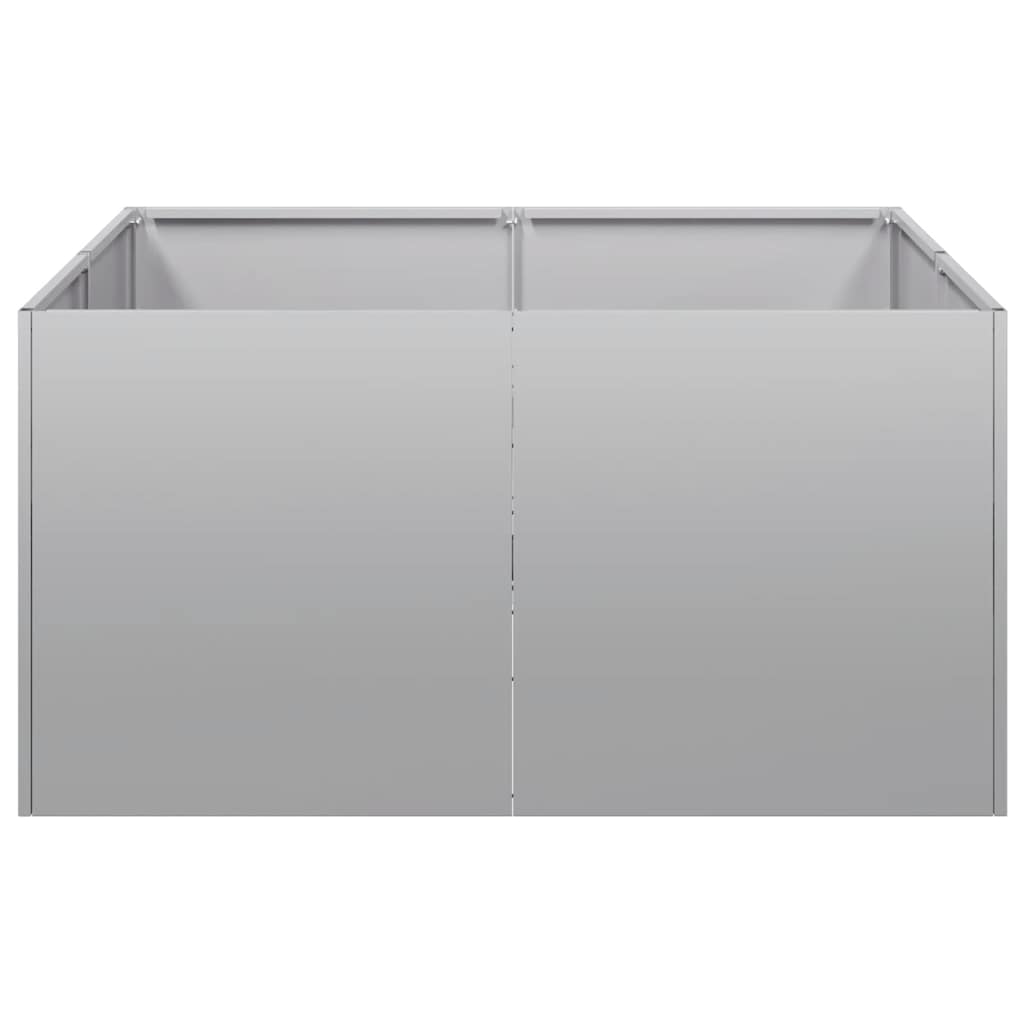 Planter 80x80x40 cm aço galvanizado