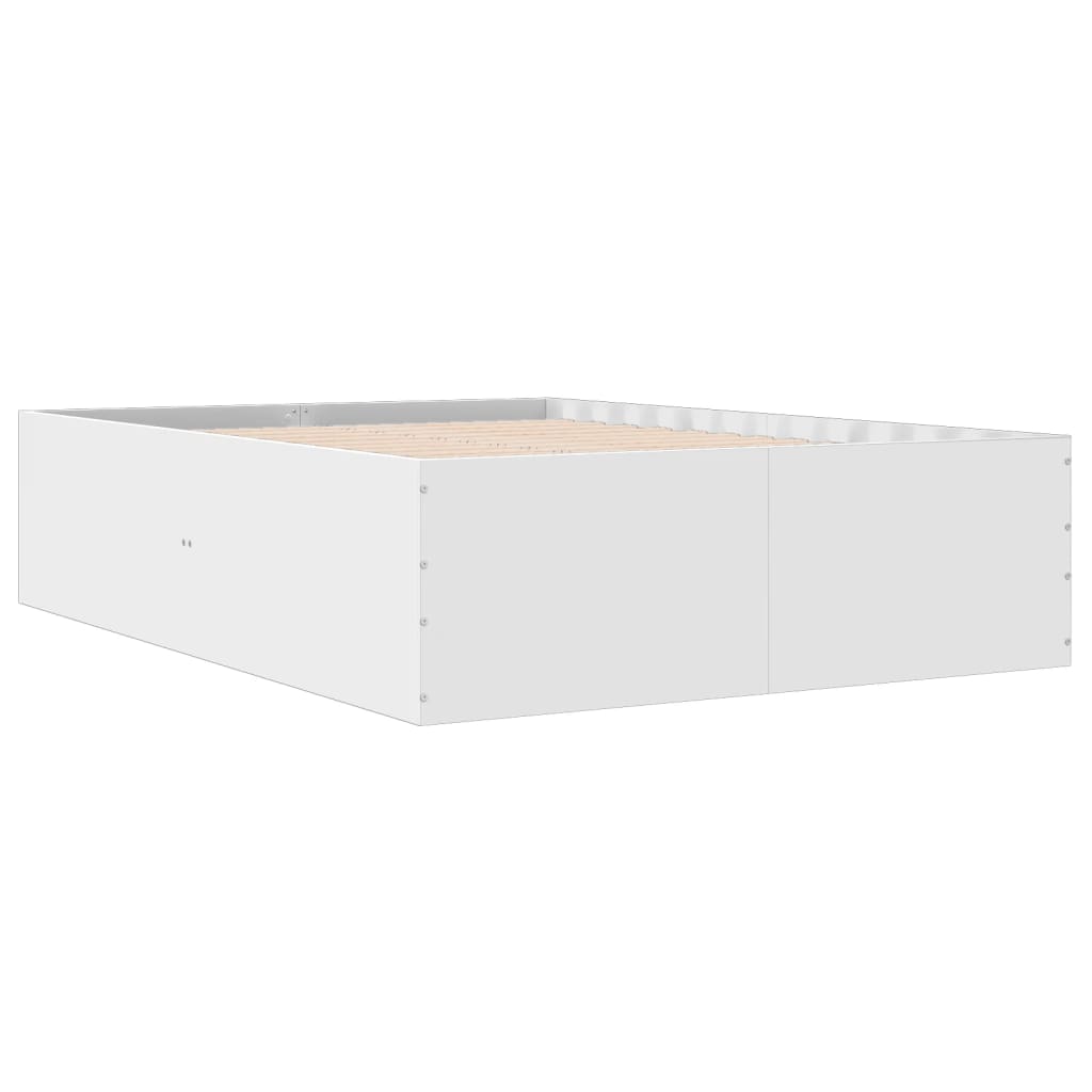 Estrutura de cama 120x200 cm derivados de madeira branco