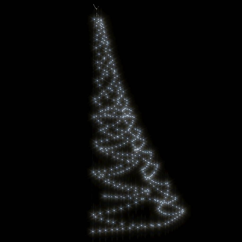 Árvore de natal parede 720 luzes LED 5 m int/ext branco frio