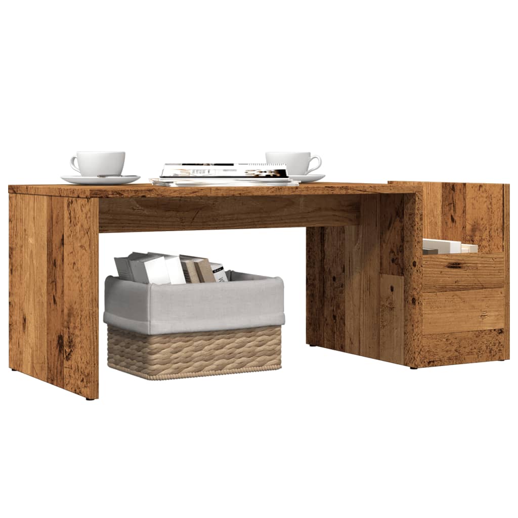 Mesa de centro 90x45x35 cm derivados de madeira madeira velha