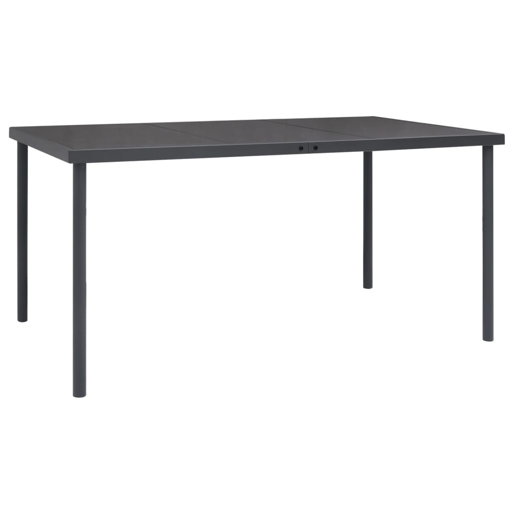 5 Pcs conjunto de jantar para exterior aço