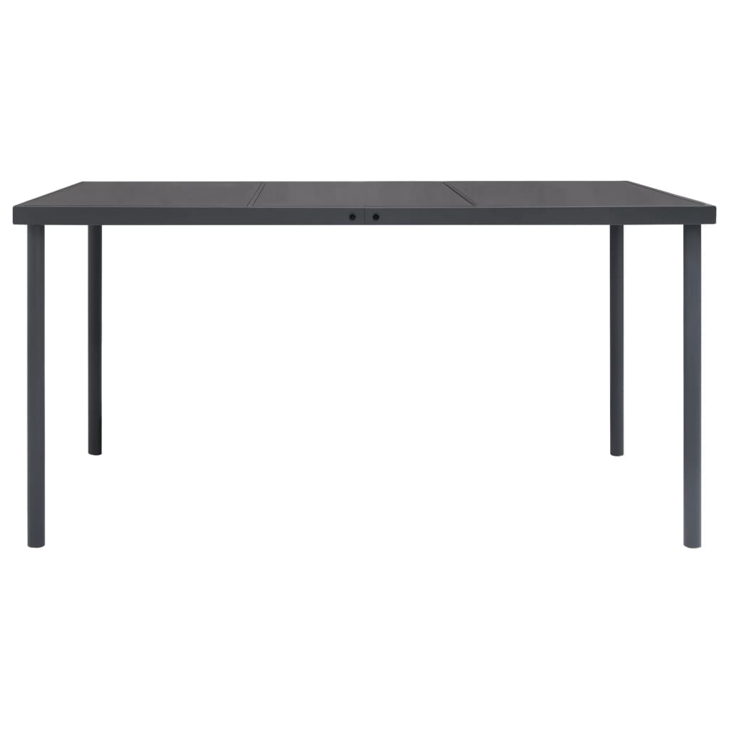 5 Pcs conjunto de jantar para exterior aço