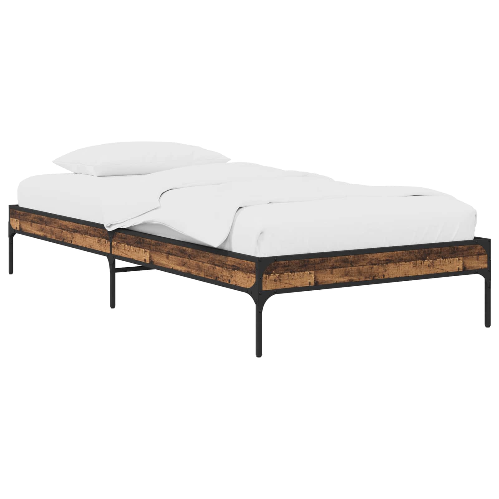 Estrutura da cama madeira antiga 80 x 200 cm